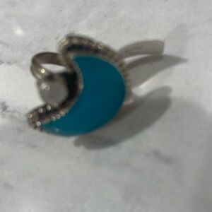 Moonstone and moon ring